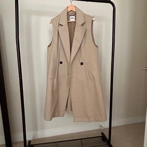 Zara long vest